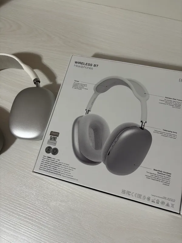 Наушники без проводные, аналог AirPods max 2