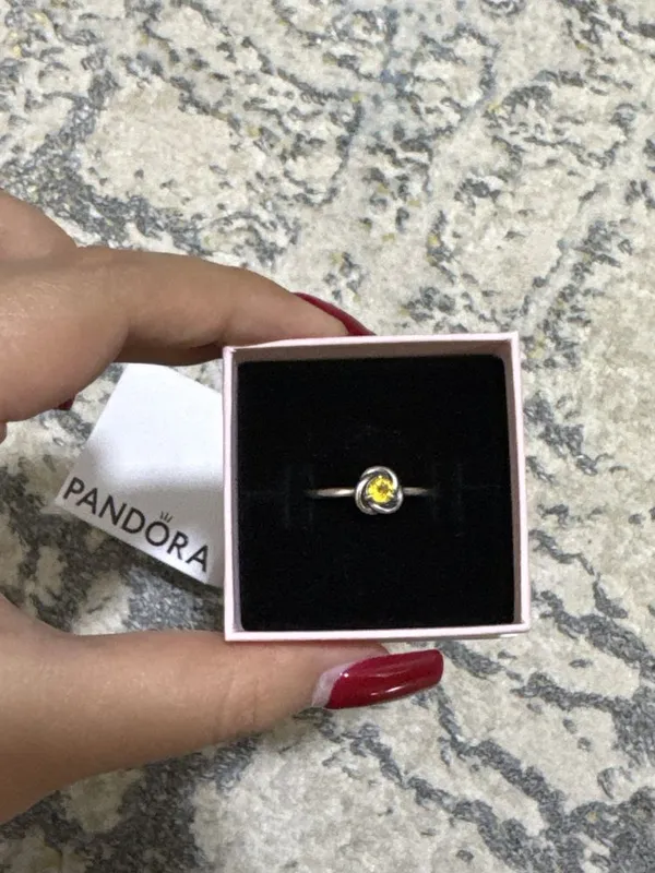 Кольцо PANDORA «Медовый круг бесконечности»