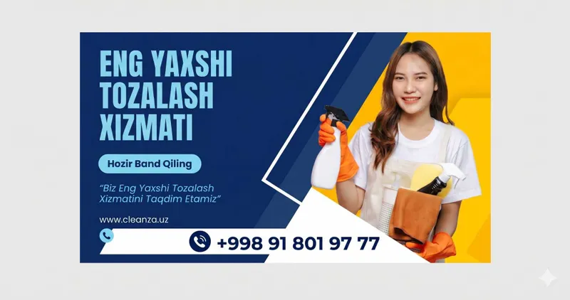 Kvartira, ofis va ta'mirdan keyin tozalash xizmati | Cleanza 2
