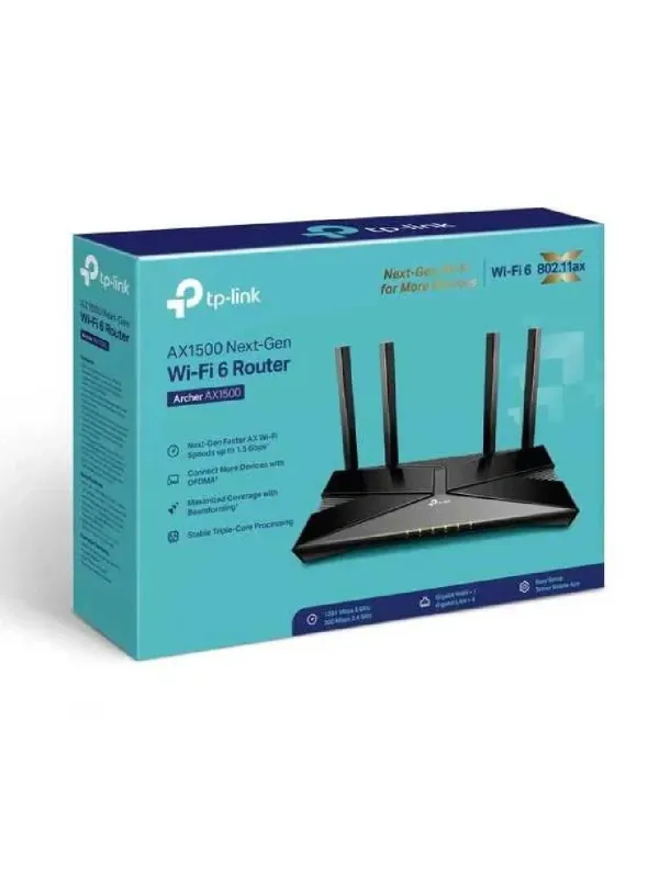 Роутер Wi-Fi 6 TP-LINK Archer AX1500 1 Роутер Wi-Fi 6 TP-LINK Archer AX1500 1