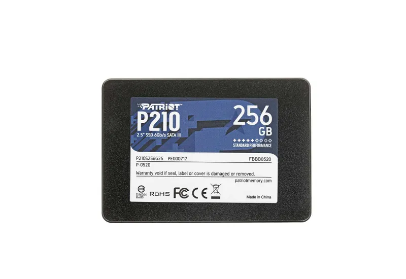 - Твердотельный накопитель SSD 256GB Patriot P210 / P220 2.5" SATA III 1
