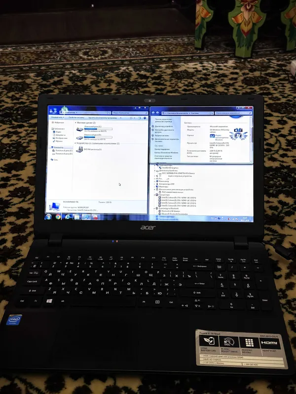 Acer Aspire ES1-512 офис ёки уй учун ноутбук сотилади 8