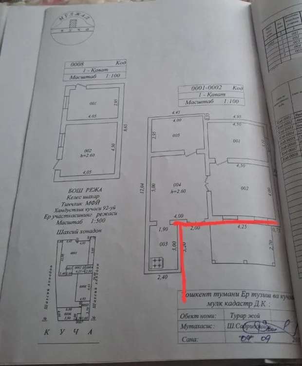 Kelesda 3 sotuk 6 xona uy bòlib sotiladi
