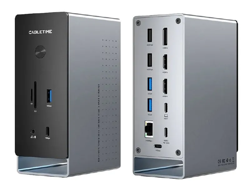 Hub Док станция 16-IN-1 4K USB C Multiport Docking Station