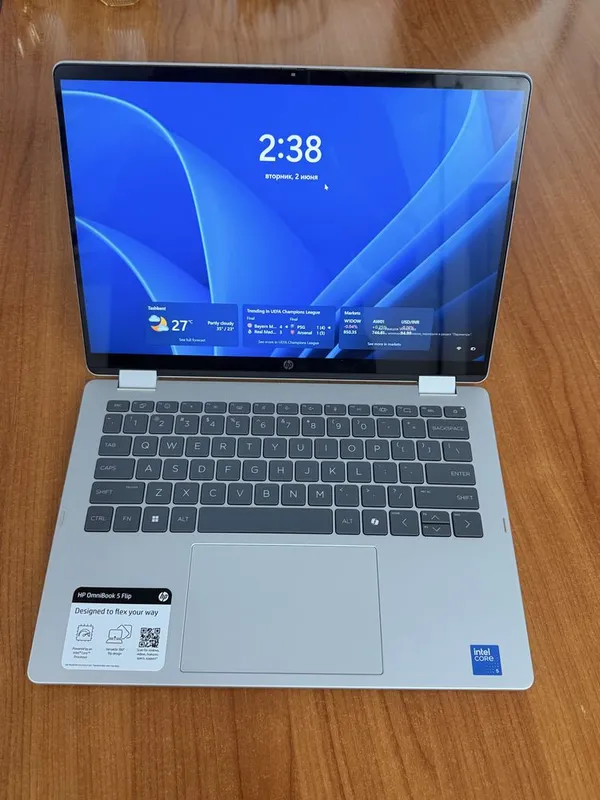 HP OmniBook 5 Flip | Intel Core 5 120U | 8GB RAM | Touchscreen