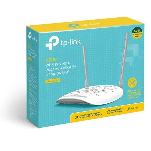 Роутер tp link n300 TD-W8968 V5 — фото 3
