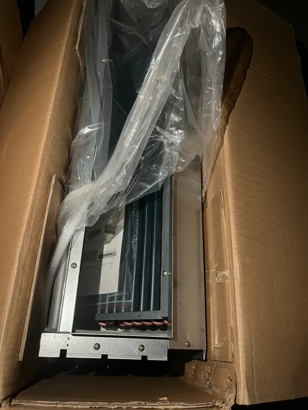 Фанкойл fan coil York 2-х канальный 3.84 кВт 6.15 кВт 3