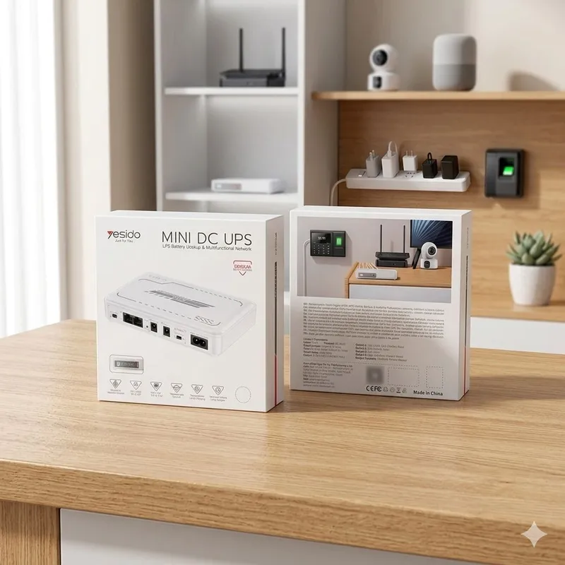 UPS для Wi-Fi роутера Yesido YP74E , 6-7 часов. 2 UPS для Wi-Fi роутера Yesido YP74E , 6-7 часов. 2