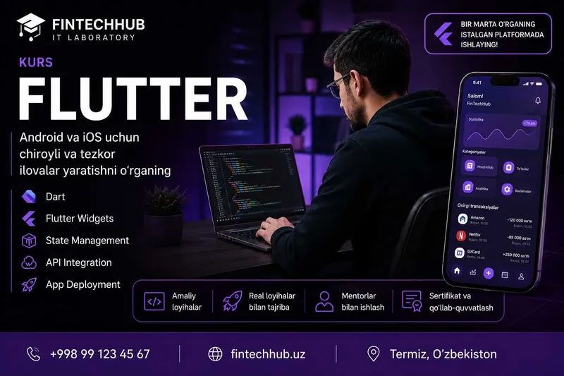 FinTechHub IT Akademiyasi - Dasturlash IT va kiberxavfsizlik kurslari 3 FinTechHub IT Akademiyasi - Dasturlash IT va kiberxavfsizlik kurslari 3