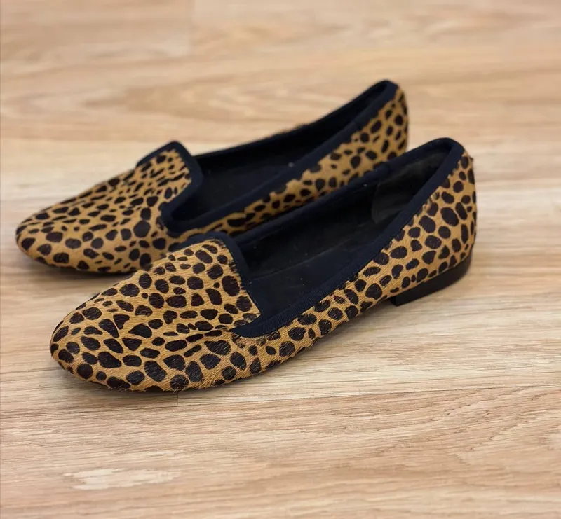 Леопардовые балетки Nine West