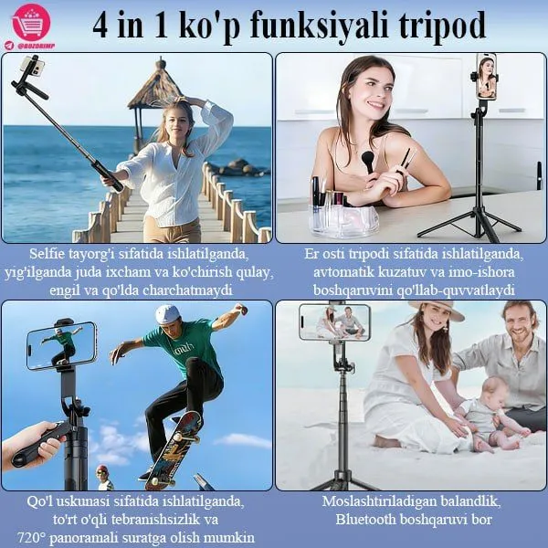Kõp funksiyali Selfi tayoqcha — фото 2