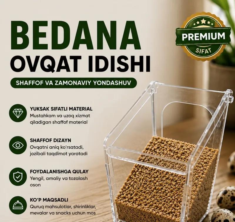 Bedana ovqat idishi — фото 1
