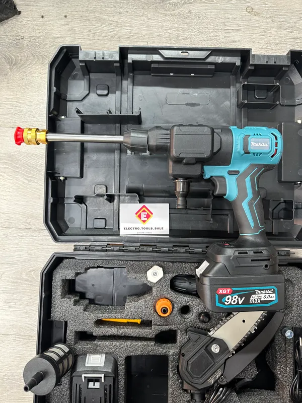 3 в 1 безщеточный аккумуляторный набор Makita 98V — фото 4