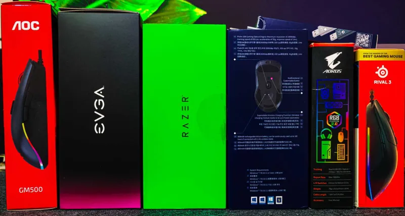 НОВЫЕ! Игровые мышкы Razer,HyperX,Rapoo,EVGA,Aorus SteelSeries AOC — фото 1