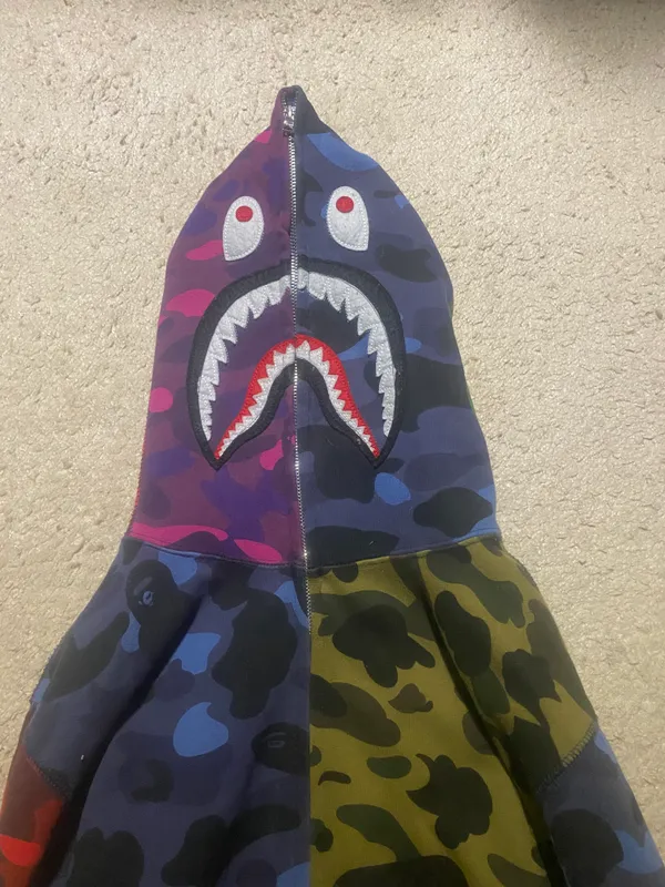 Зип худи bape — фото 4