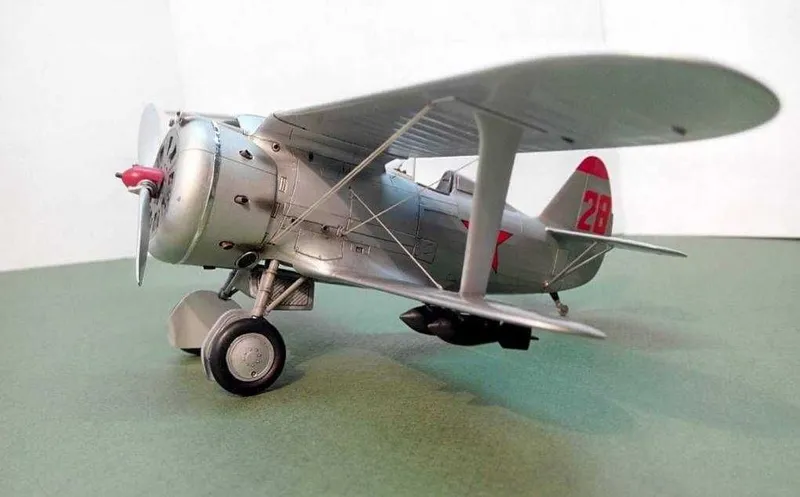Сборная модель самолета И-153 Чайка (ICM, 1:72) — фото 3
