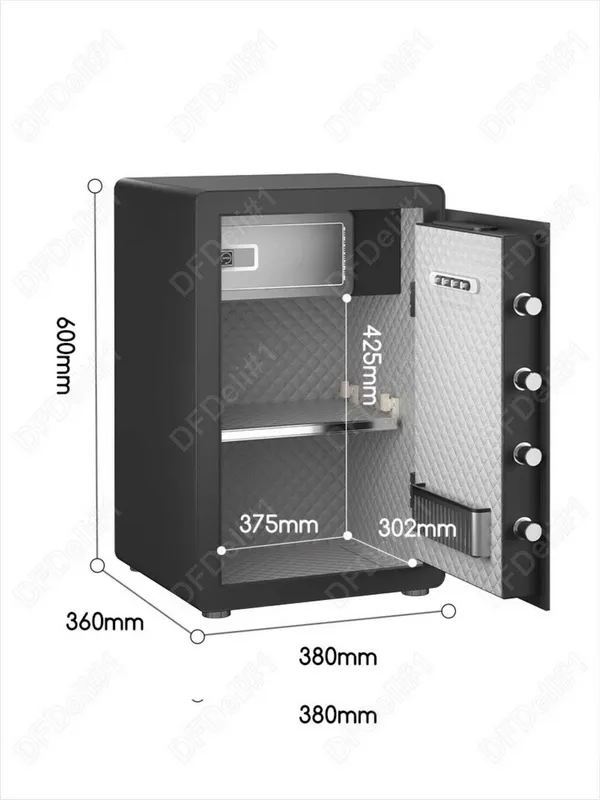 Deli ET572 seyfi elektron kalit + raqamli kalit 600x380x360 29 kg 2 Deli ET572 seyfi elektron kalit + raqamli kalit 600x380x360 29 kg 2