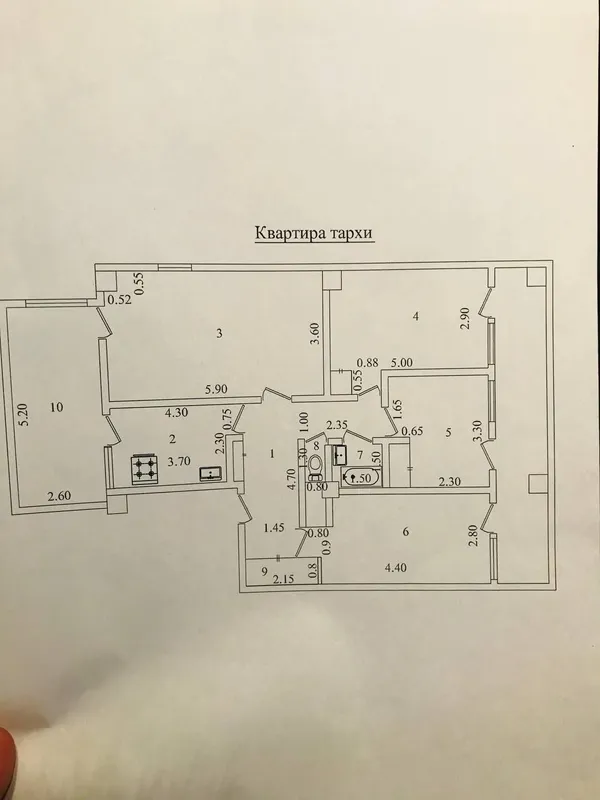 Продаю 4х комнатную 96м² Чиланзар 23 — фото 6