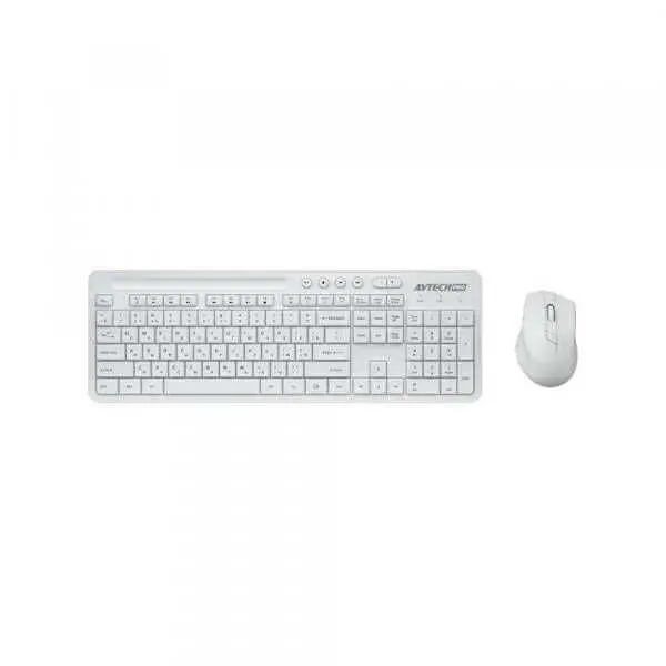 Клавиатура и мышь KB+Mouse AVTech Pro C305/306 (Black) (White)+ — фото 3