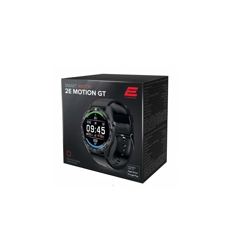 } 2E Motion GT 46mm Black-Silver aqlli soati 2 } 2E Motion GT 46mm Black-Silver aqlli soati 2