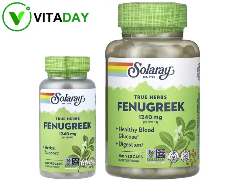 Solaray пажитник Fenugreek 620 mg, 100 vcaps 1 Solaray пажитник Fenugreek 620 mg, 100 vcaps 1