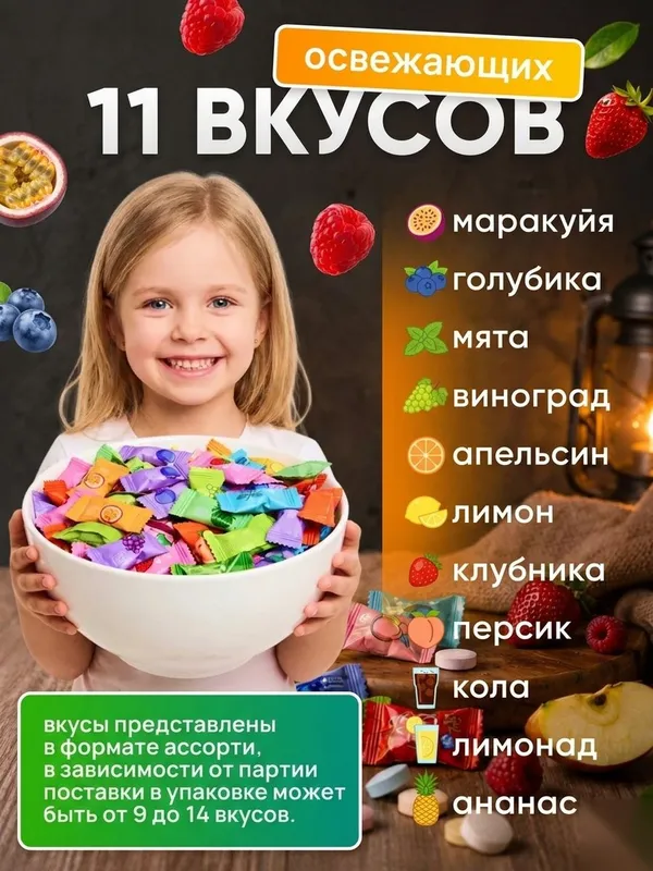Конфеты с витамино С, освежающие без сахара — фото 1