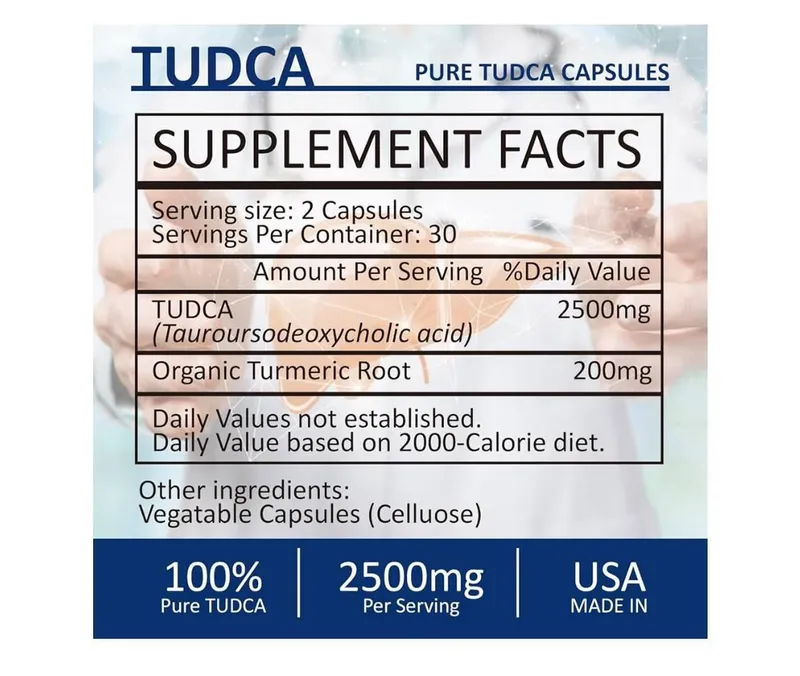 Tudca 60 ta kapsula,тудка Рим Тики,tudka,2500 mg — фото 1