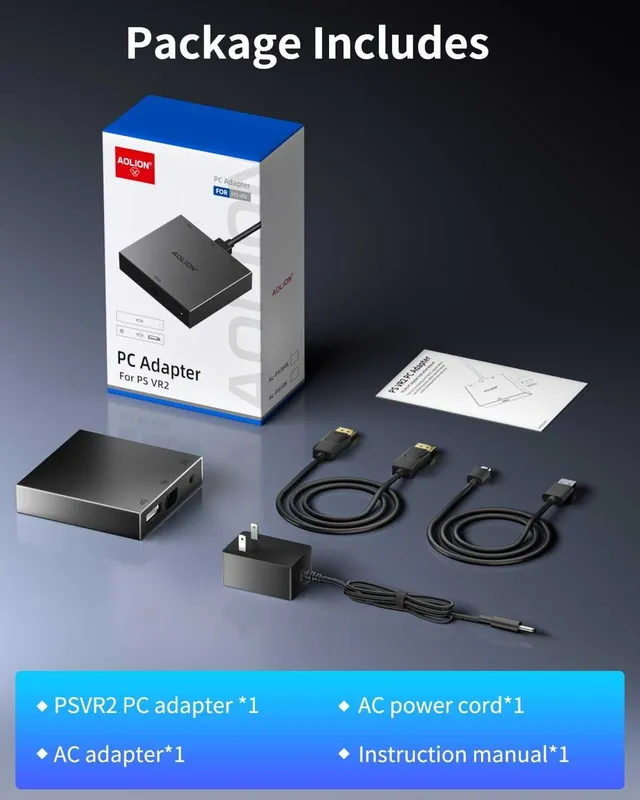 Playstation VR2 + RE8 + PC Adapter — фото 2