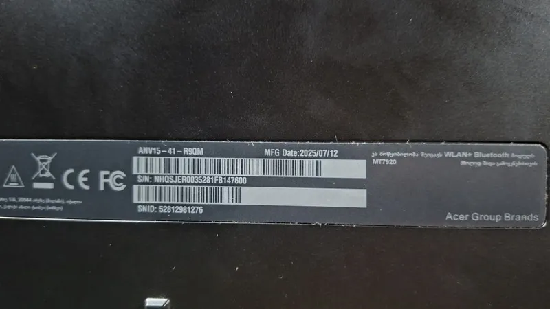 Acer NITRO V15 Geming RTX 4