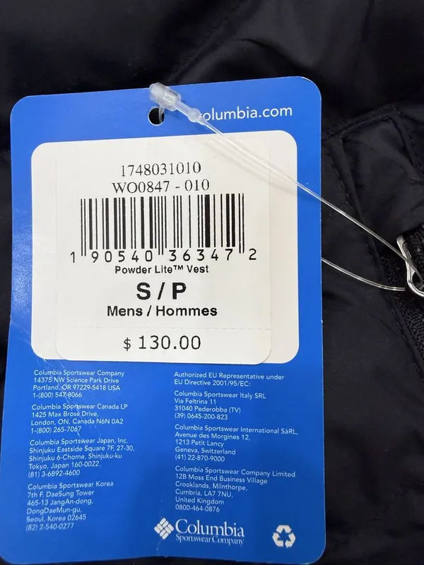 Columbia giletka original. 2 Columbia giletka original. 2