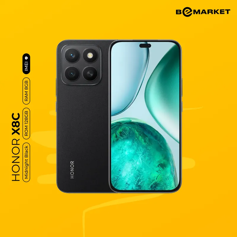 Honor X8c, Midnight Black, 8/128 GB