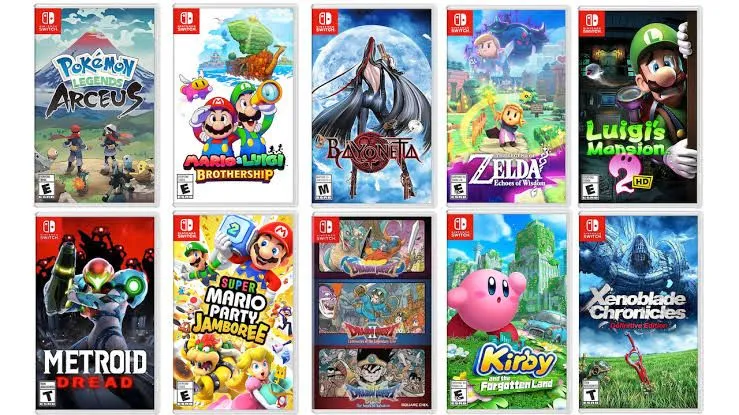 Nintendo switch 1 + 2 games