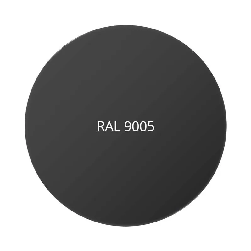 Порошковая матовая электростатическая краска (RAL 9005) 3