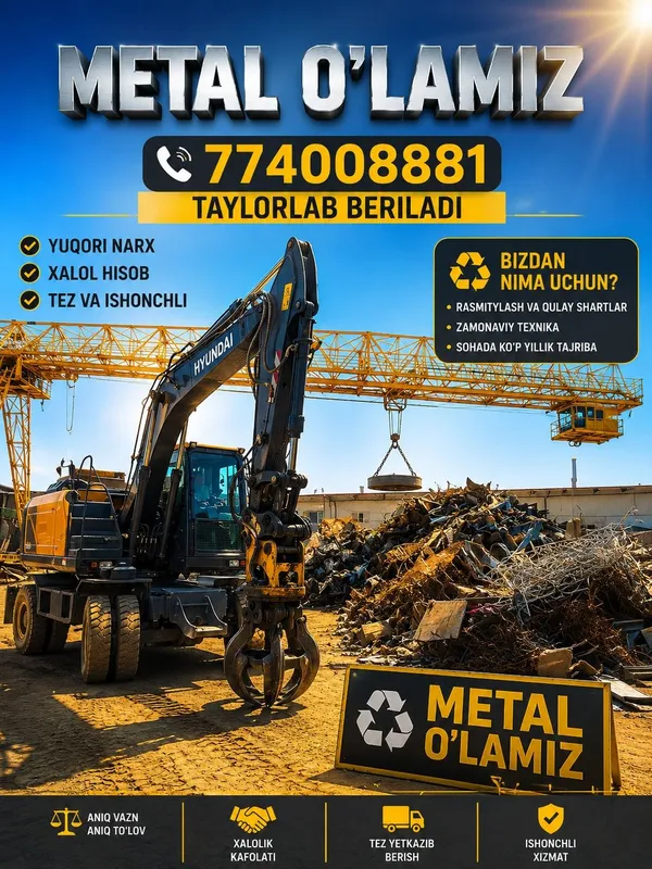 Metallom olamiz toshkent shaxar buylab xamshyo/materllari 1