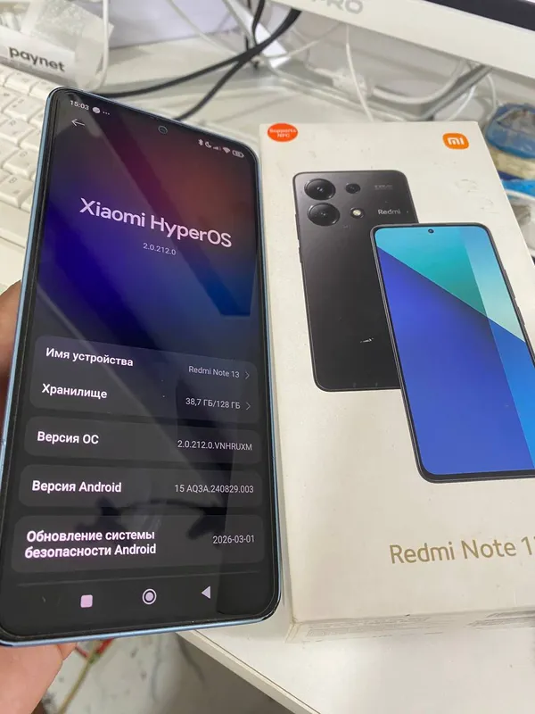 redmi note 13 sotiladi 8/128gb radnoy telefon — фото 1