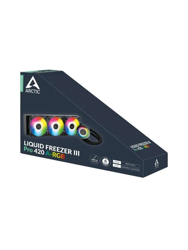 ARCTIC Liquid Freezer III Pro 420 Black ARGB MX-6 Rev.2 ! — фото 4