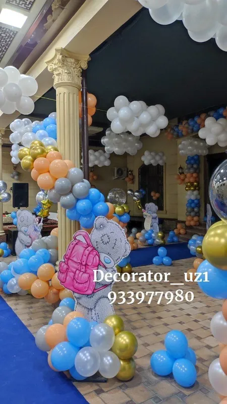 Роддом оформления шарами — фото 1