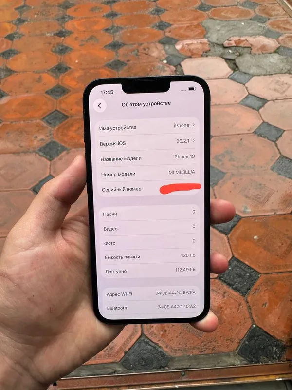 iPhone 13 sotiladi xolati ideal 128/85 face truton bor