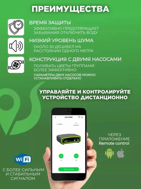 Система автоматического полива для комнатных растений Wi-Fi управление — фото 6