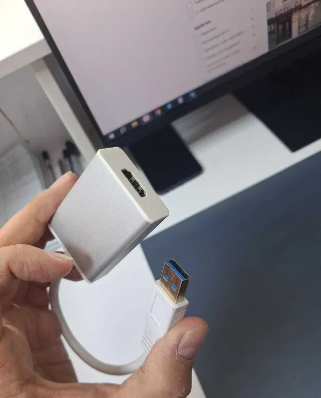 USB A на HDMI, порт USB-A 2