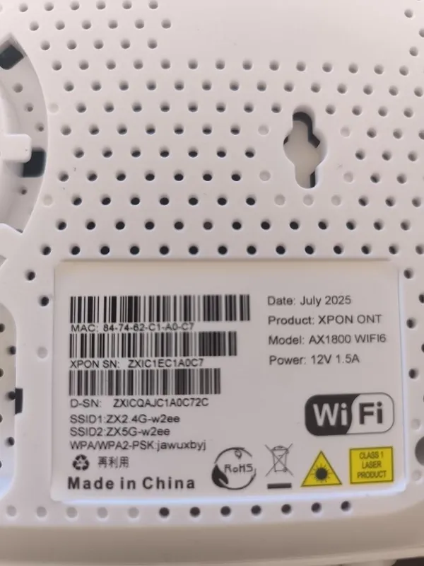XPON. GPON. ONU. Модем роутер WI FI 6. Гарантия. 6 месяц. 1Gb. Lan — фото 1
