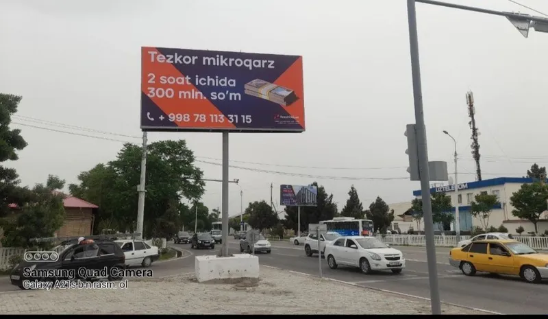 Bilbordda reklama/Билбордда реклама/Реклама на билбордах. — фото 6