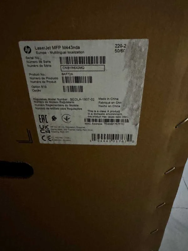 HP LaserJet MFP M443nda — фото 1