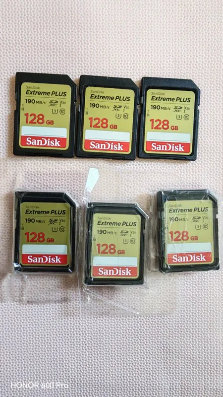 Sandisk extreme plus 128gb 190mbs 4K Sandisk extreme plus 128gb 190mbs 4K