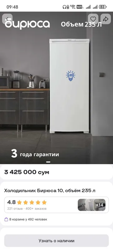 Холодильник Бирюса 10