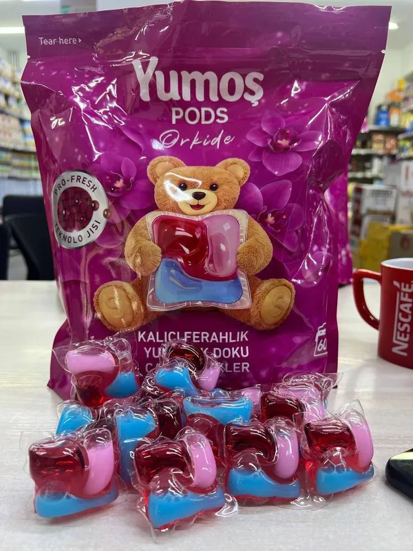 yumos kapsula kir yuviw uchun