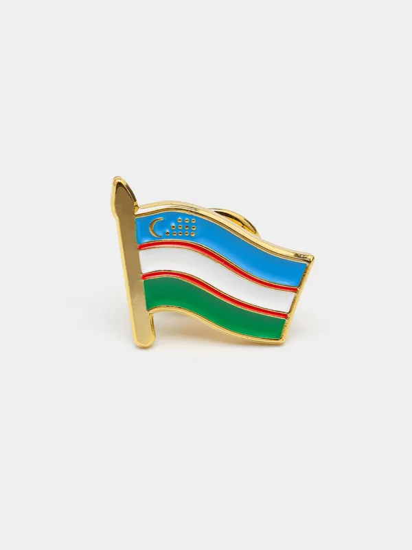Значок флаг Узбекистана — фото 3