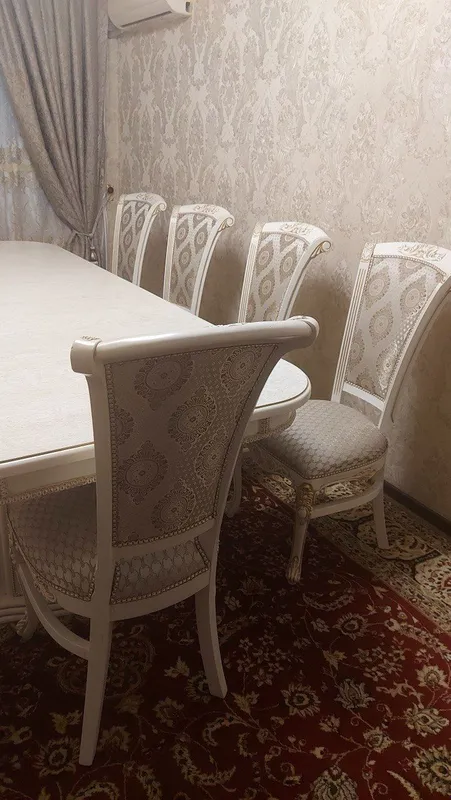 столь 2.75 и 10 штук стульев сделано на заказ — фото 1