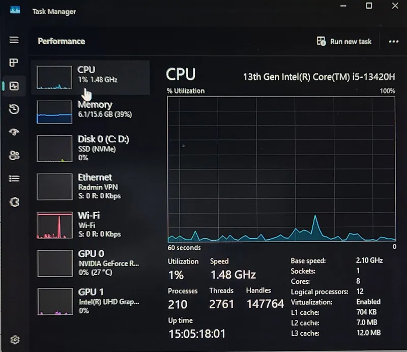 HP Victus Gaming core-i5 13-avlod 16/512 DDR5 RTX-2050 4GB — фото 5