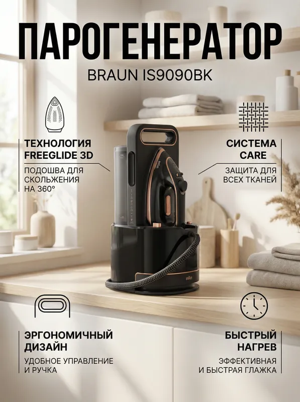 Braun 9seriya Parogenerator